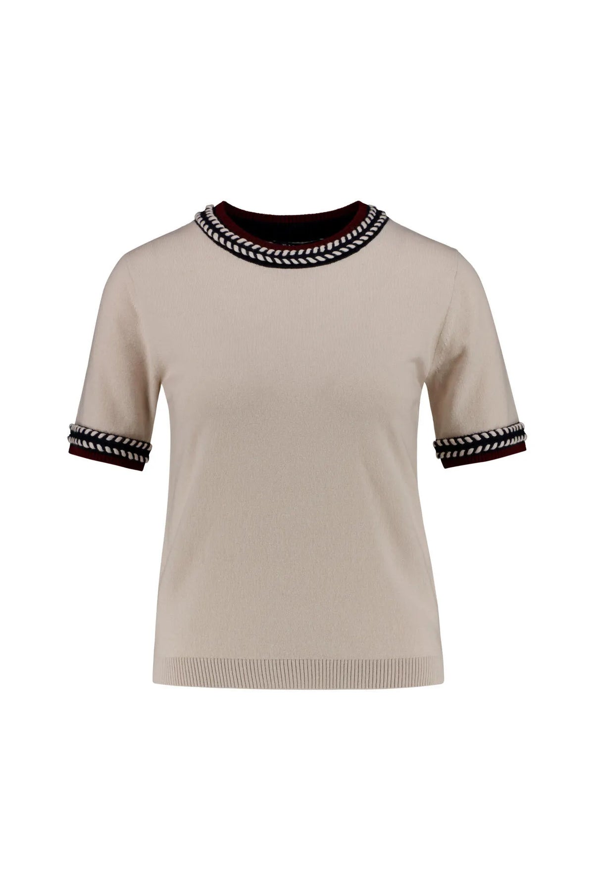 Strick-T-Shirt aus Wolle