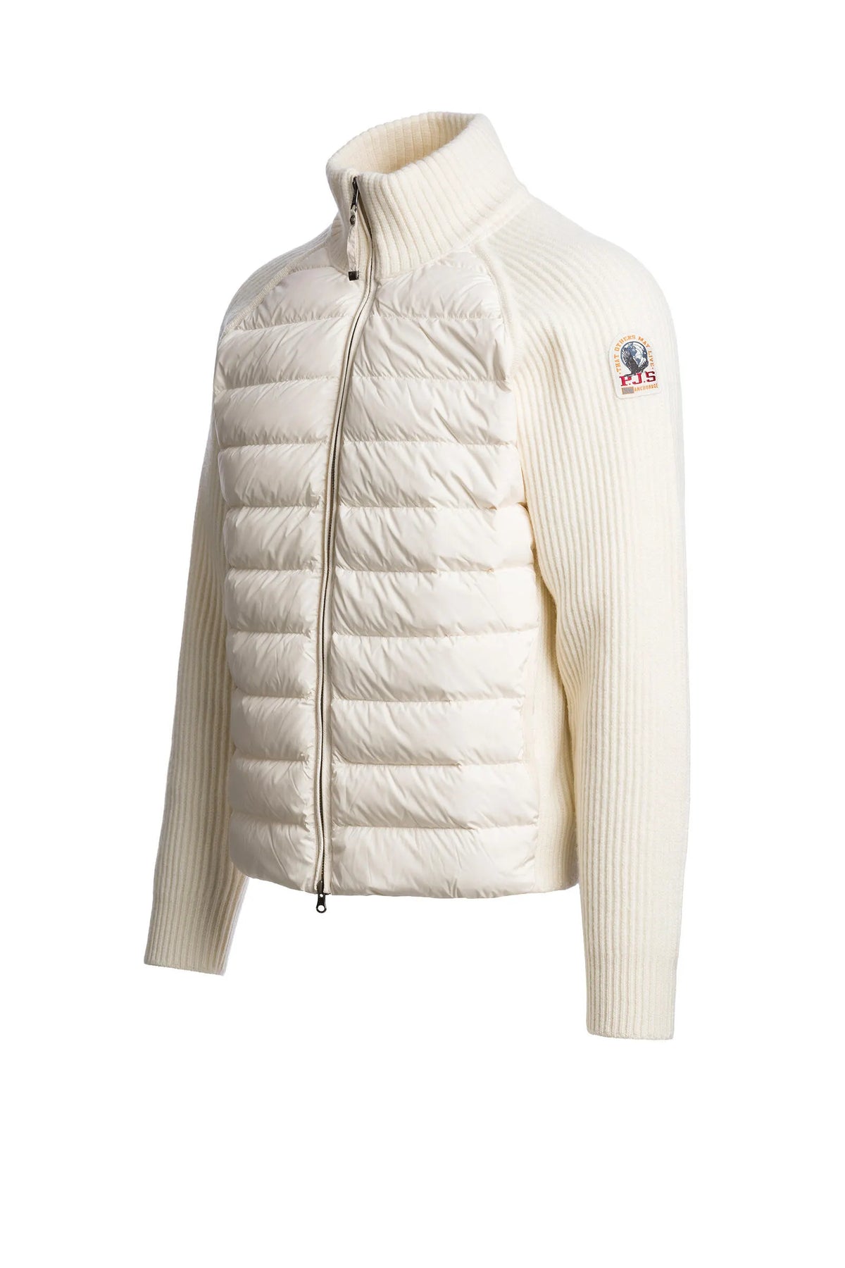 Hybrid-Strickjacke