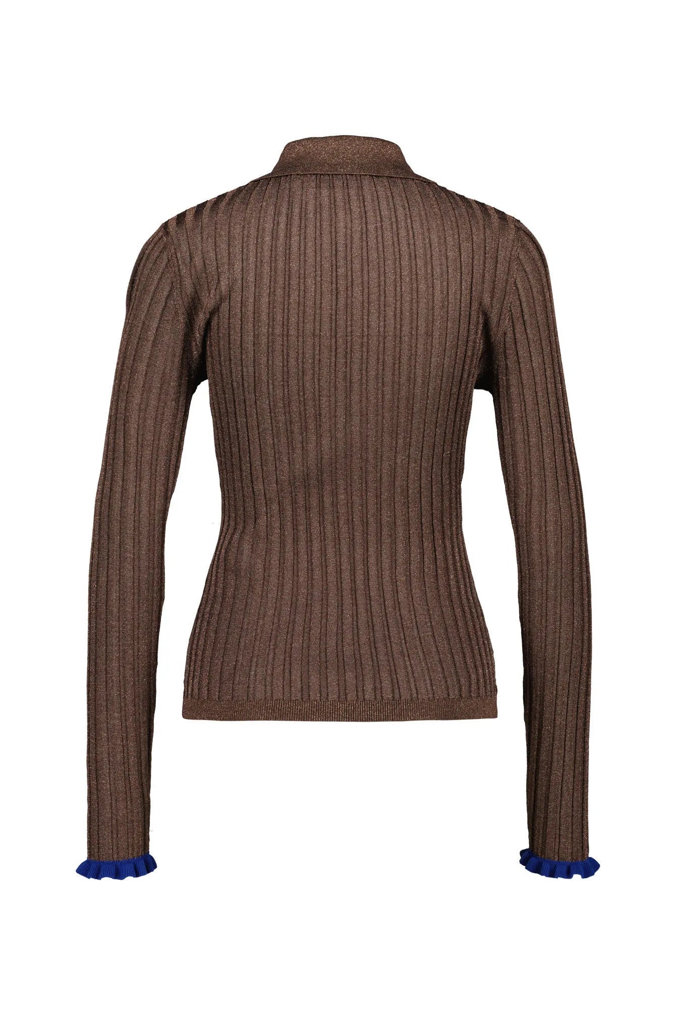 Poloshirt KARAN in Metallic-Optik