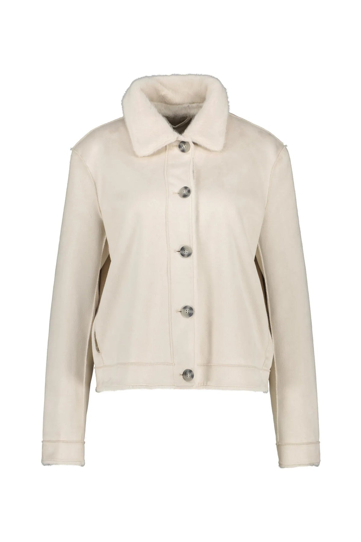 Übergangsjacke aus Kunstfell