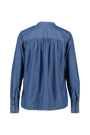 Rüschenbluse aus Baumwolle