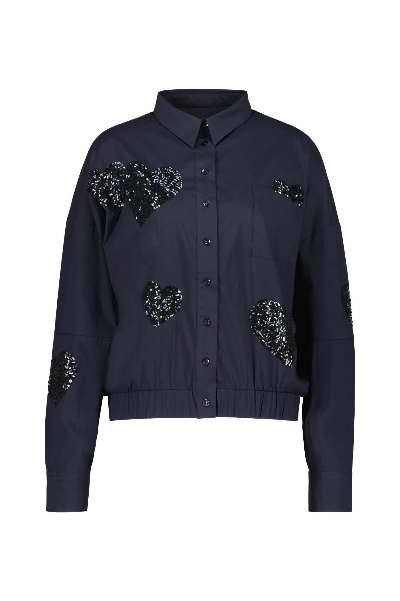 Bluse aus Baumwollmix