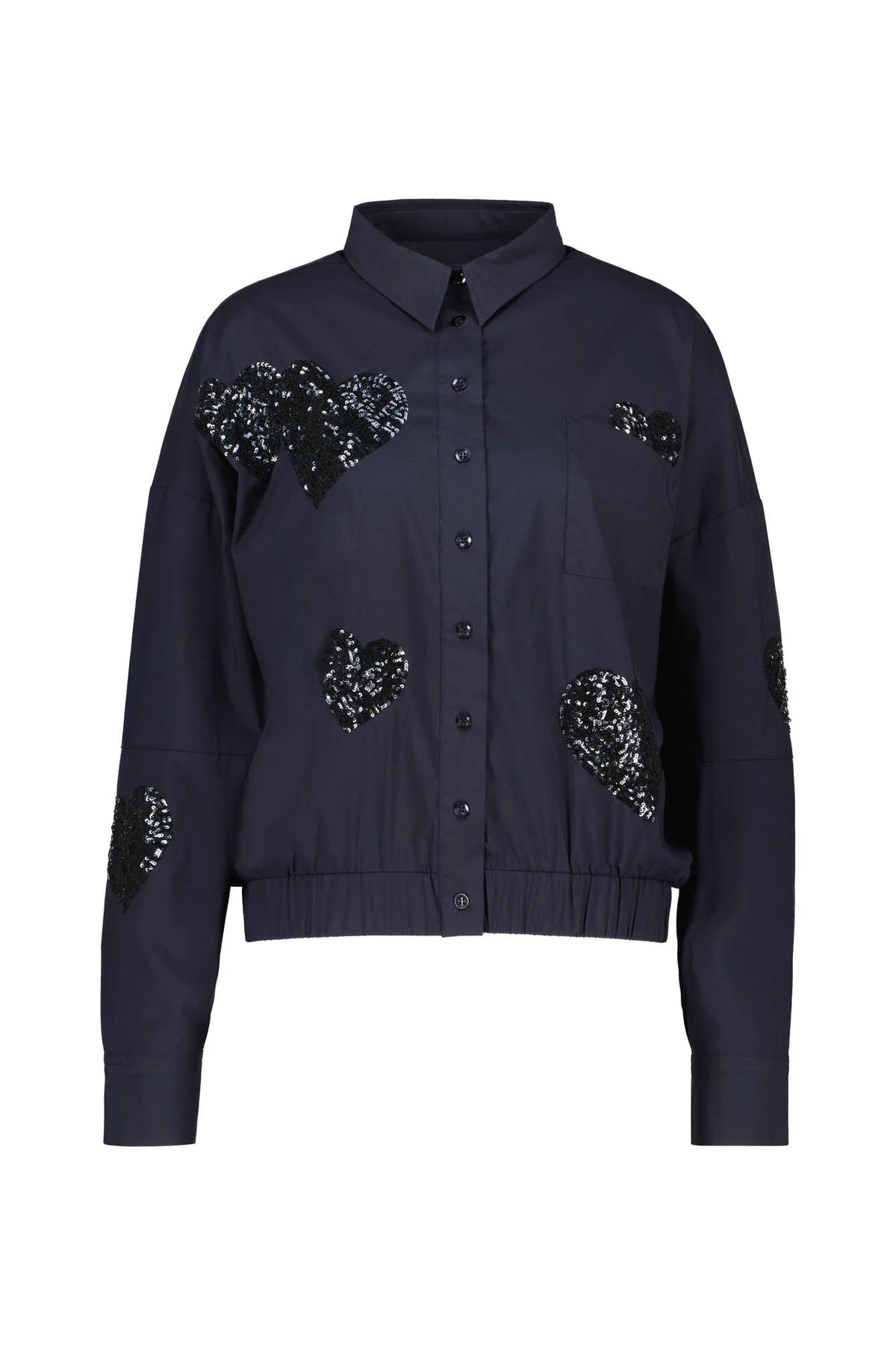 Bluse aus Baumwollmix