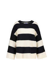Strickpullover gestreift