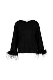 Langarmshirt aus Viskosemix