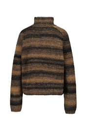 Strickpullover mit Stehkragen