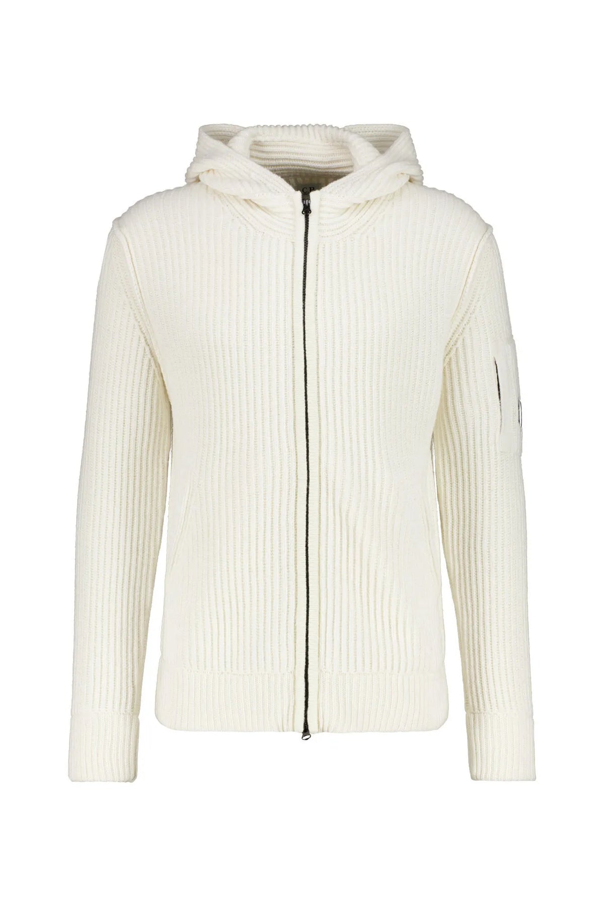 Strickjacke mit Kapuze