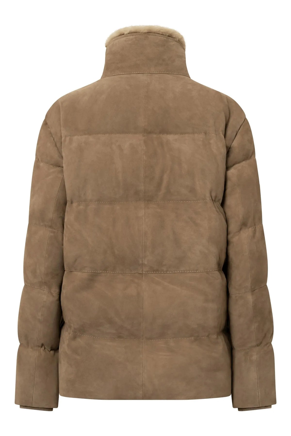 Lederjacke mit Stehkragen