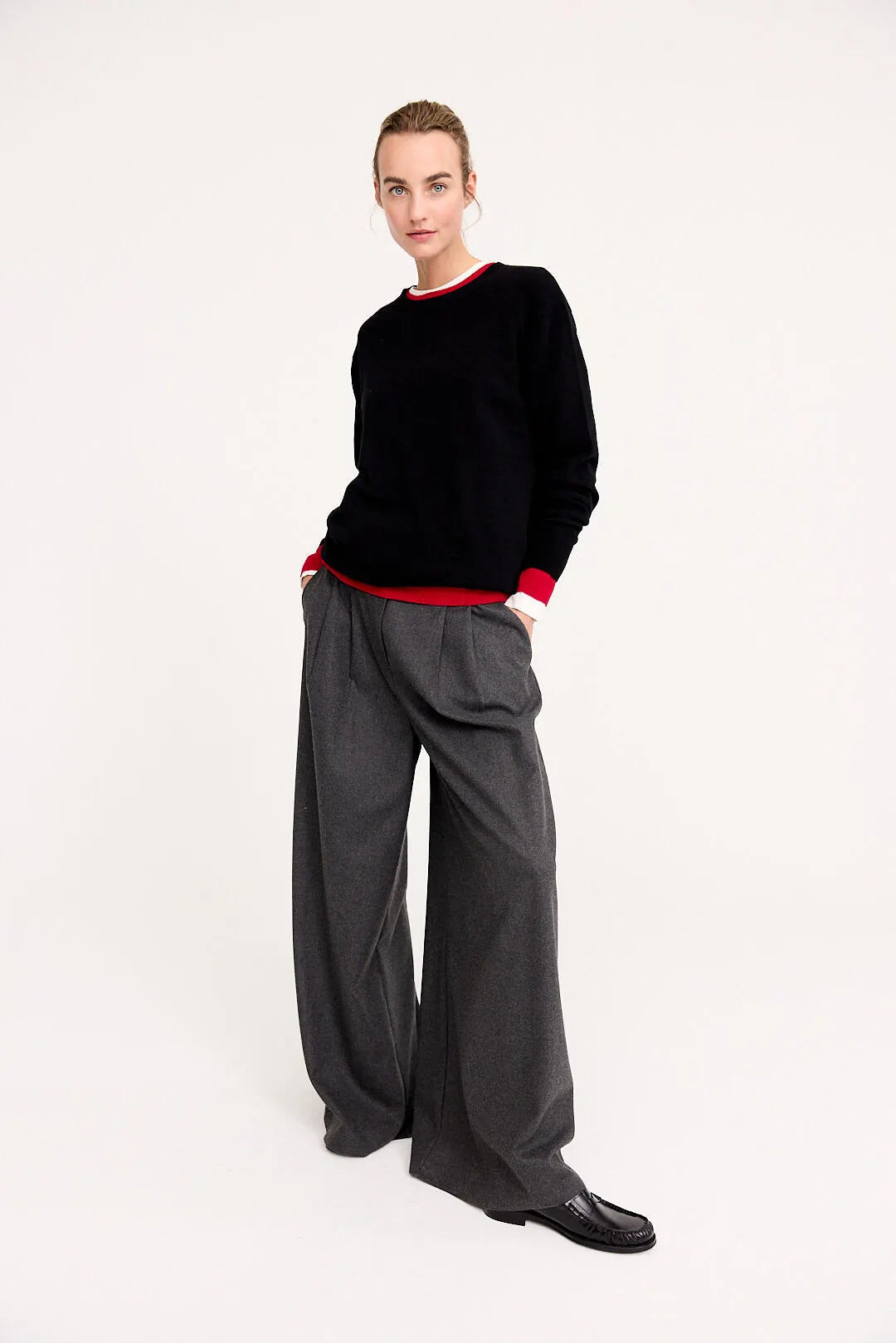 Bundfaltenhose REED Wide Leg
