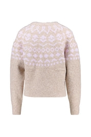 Strickpullover gemustert