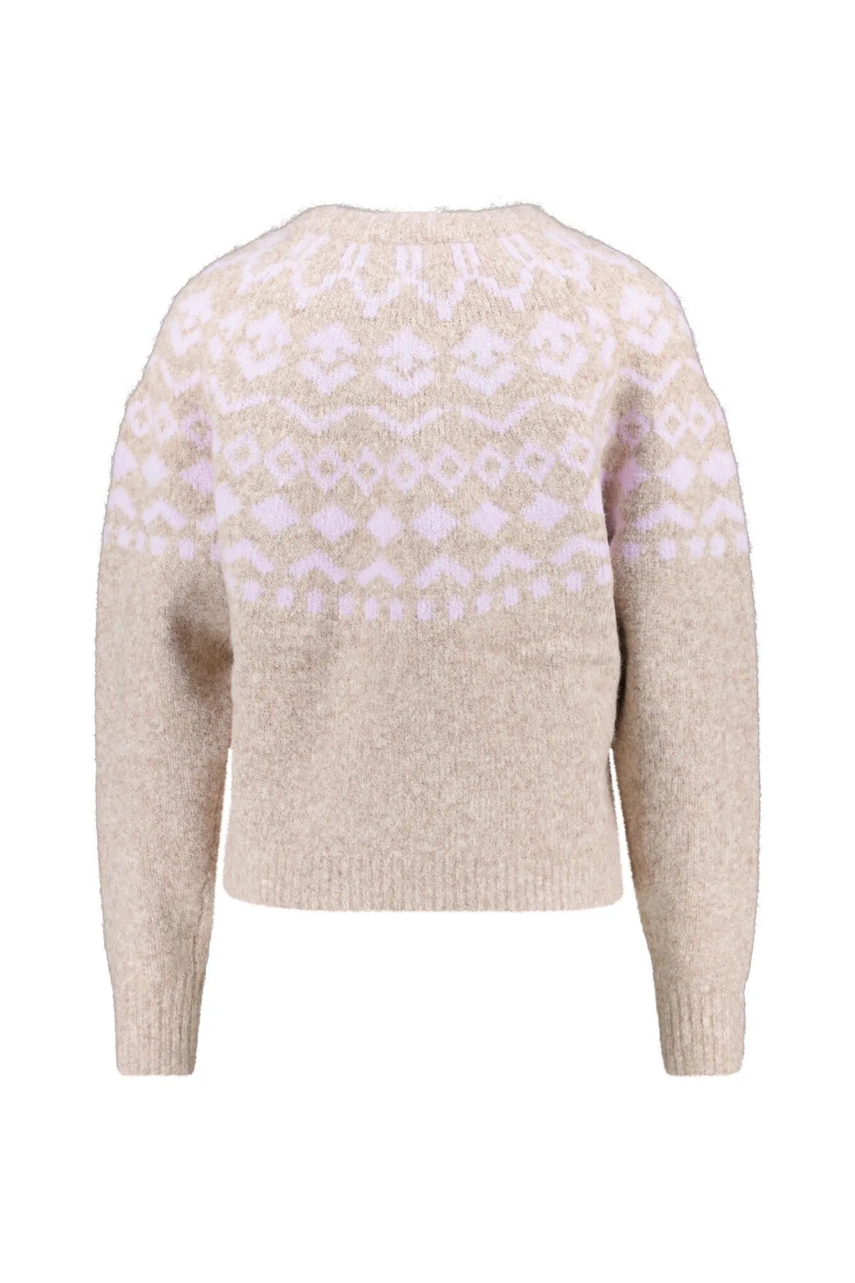 Strickpullover gemustert