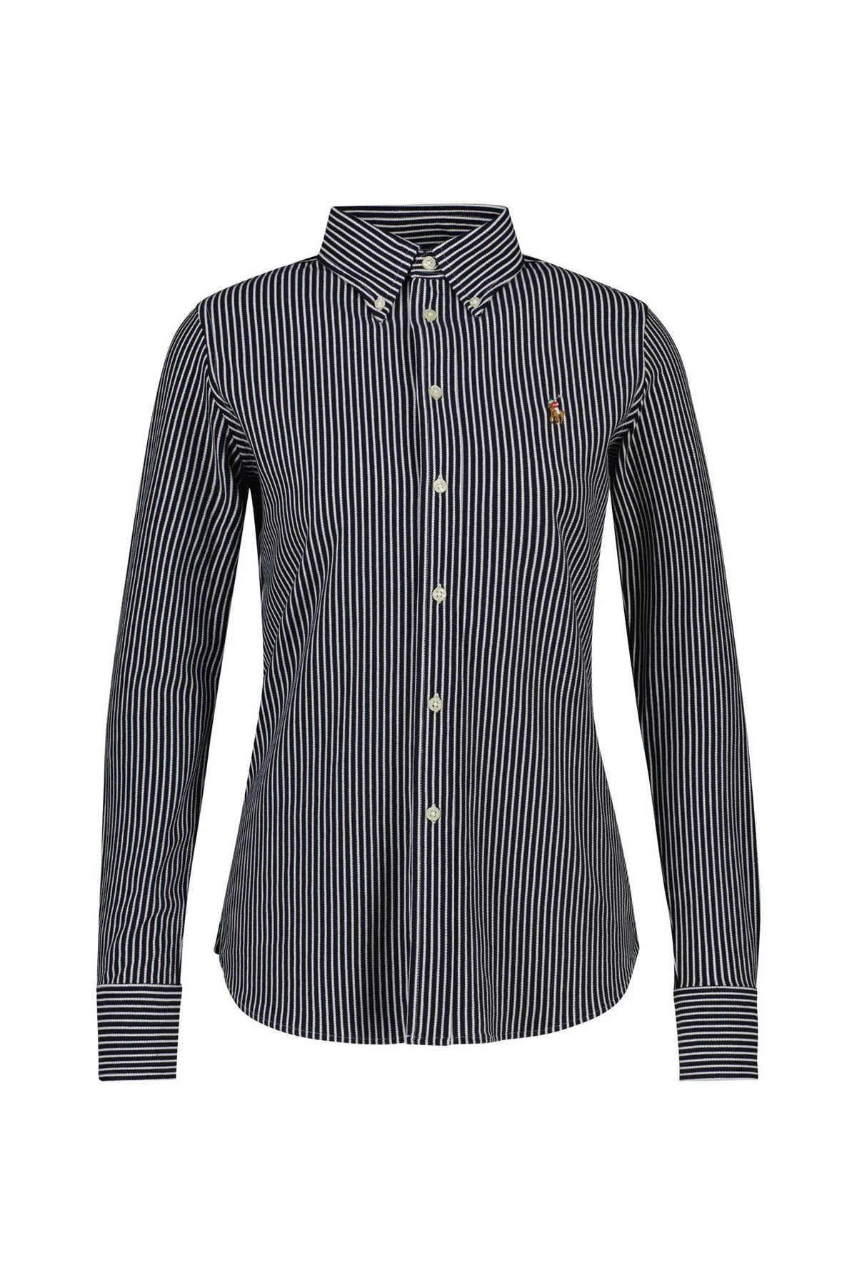 Oxford-Bluse aus Baumwolle