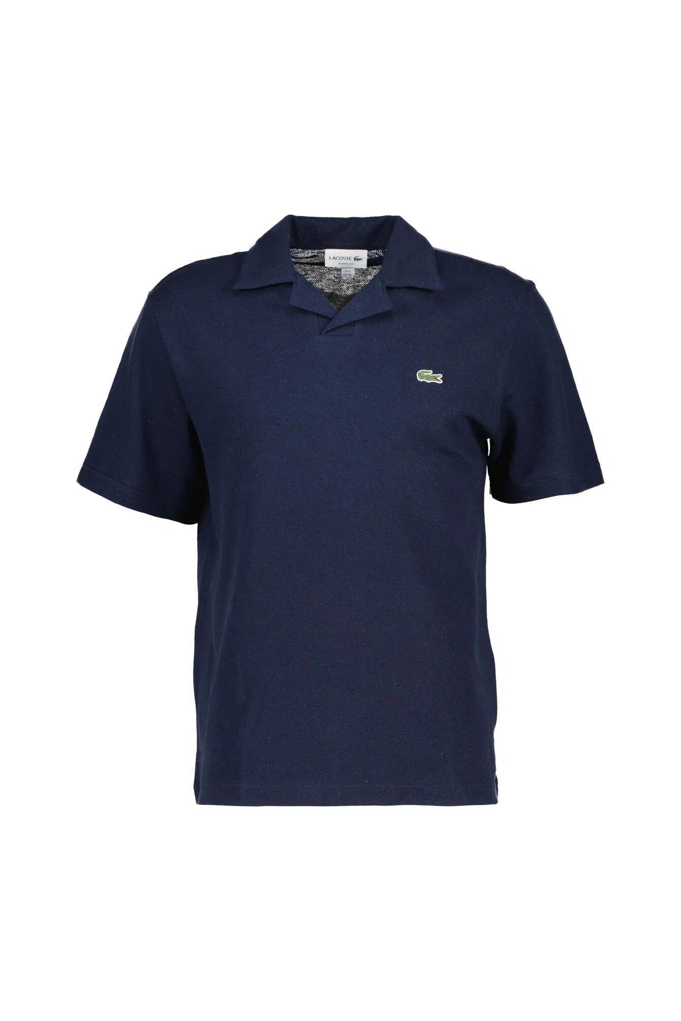 Strick-Poloshirt aus Baumwollmix