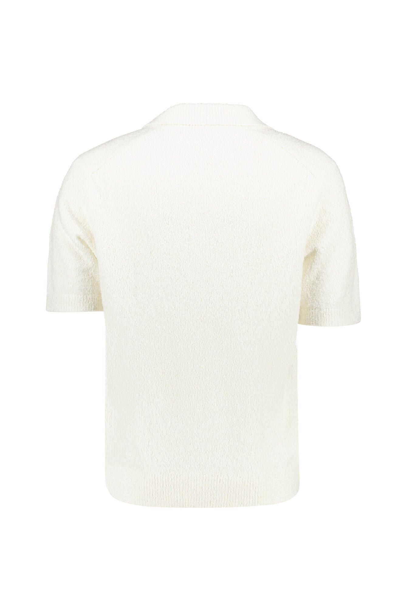 Polo-Pullover aus Frottee